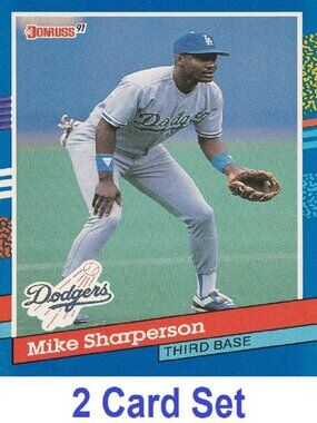 Mike Sharperson Baseball Card Collection